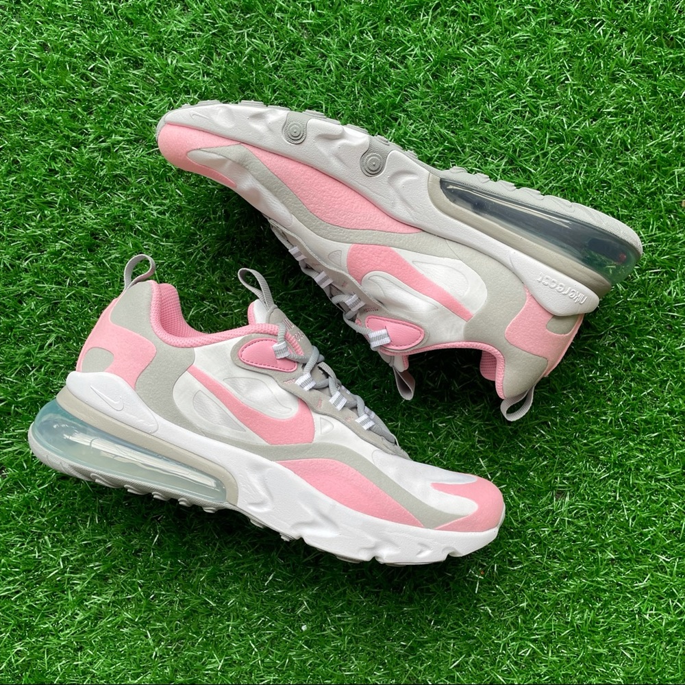 Nike Air Max 270 React White / Pink - Picture 6 of 7
